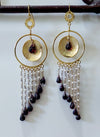 Garnet Drop Earrings