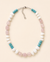 Rose-Coral-Turquoise Necklace