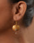 Hammered Oval Ear-rings