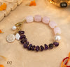 Rose Quartz Amethyst Bracelet