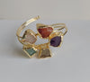 MULTI GEM FLOWER BRACELET