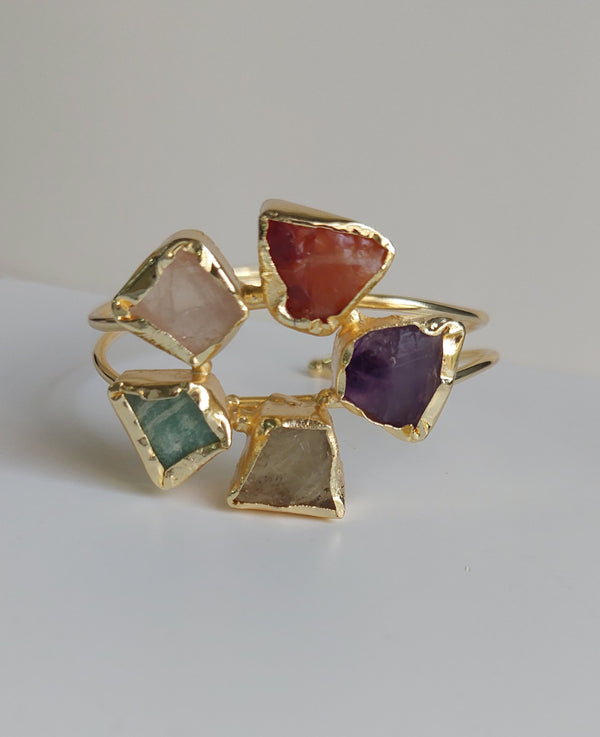 MULTI GEM FLOWER BRACELET