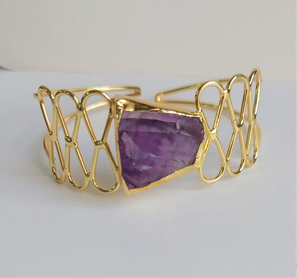 AMETHYST INFINITY BRACELET