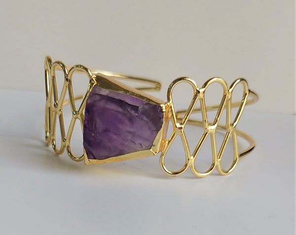 AMETHYST INFINITY BRACELET