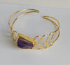 AMETHYST INFINITY BRACELET