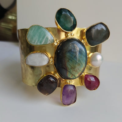 LABRADORITE MULTI GEM BRACELET