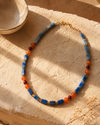 Sodalite Carnelian Necklace