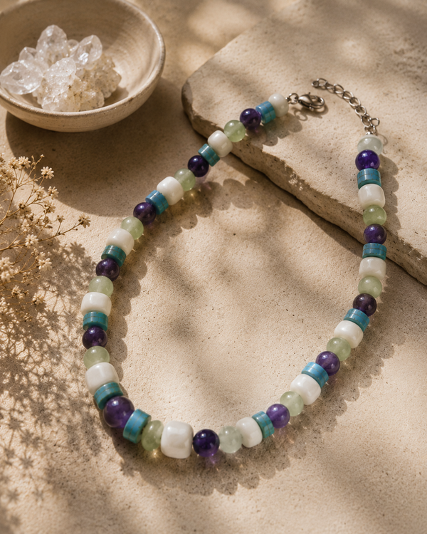 Four Gem Necklace