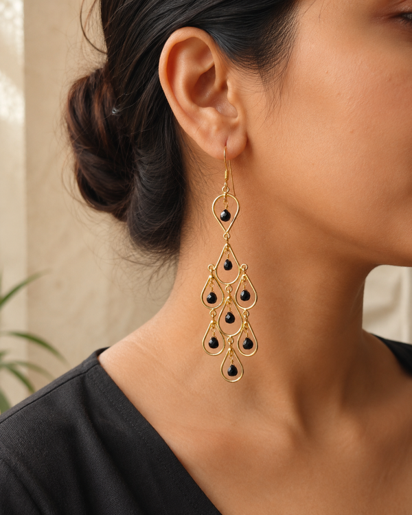 Black Onyx Earrings