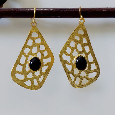 Black Onyx Earrings