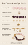 Rose Quartz Amethyst Bracelet