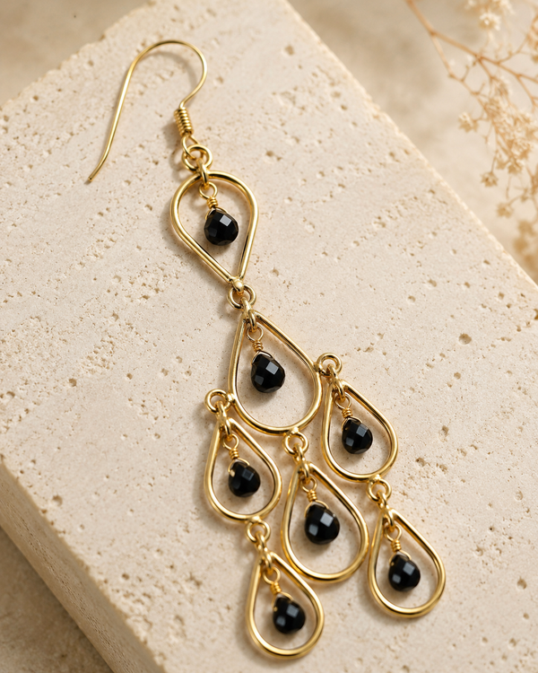 Black Onyx Earrings