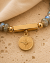 Labradorite Compass Bracelet