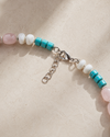 Rose-Coral-Turquoise Necklace