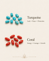 Turquoise Coral Bracelet
