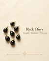 Black Onyx Earrings
