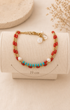Turquoise Coral Bracelet