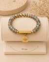Labradorite Compass Bracelet