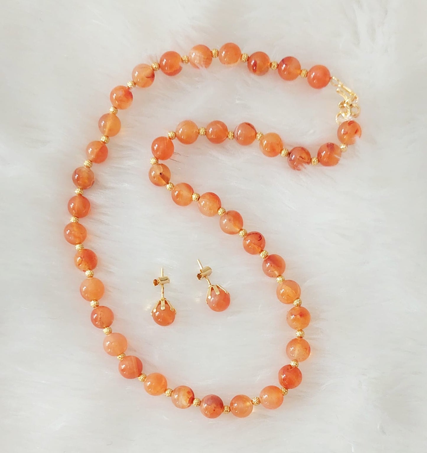 MAJESTIC CARNELIAN MALA