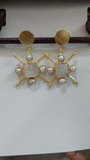 ROCK CRYSTAL CROSS DANGLERS