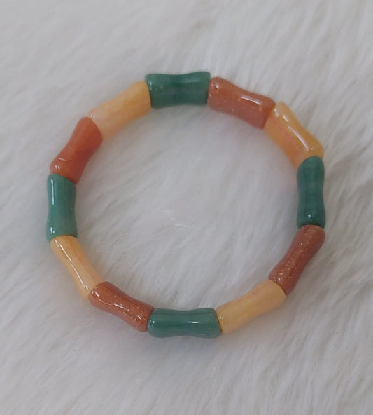 CUSHION MULTI-AVENTURINE BRACELET