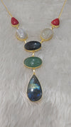 LABRADORITE DROP NECKLACE