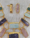 MULTIGEM DRUZY NECKLACE