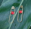 SUNSHINE CORAL EARRINGS