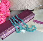 AQUAMARINE CRYSTAL MALA
