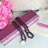 GARNET CRYSTAL MALA