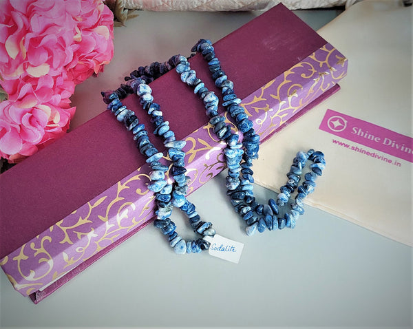 SODALITE UNCUT MALA