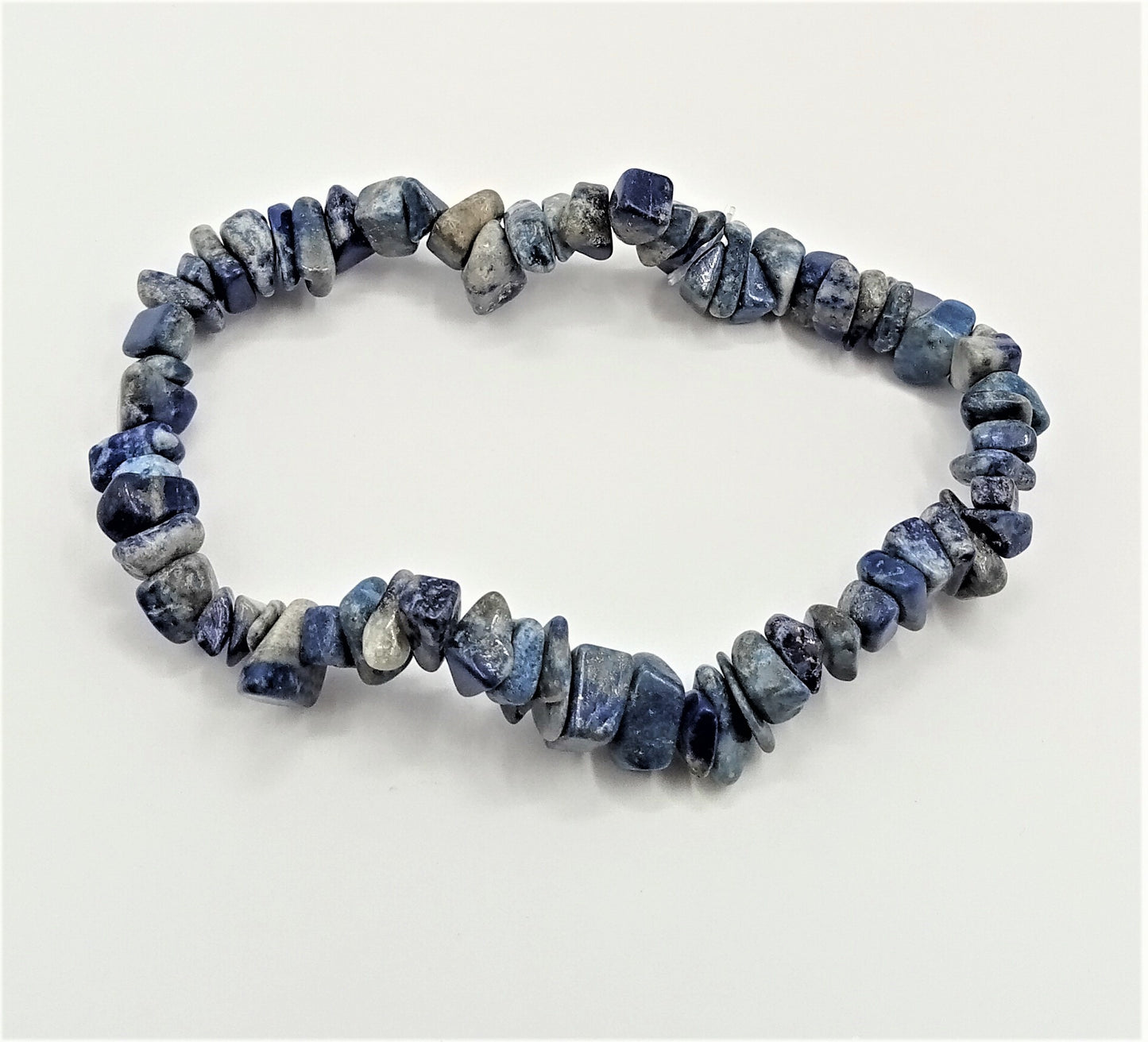 LAPIS LAZULI UNCUT CRYSTAL BRACELET