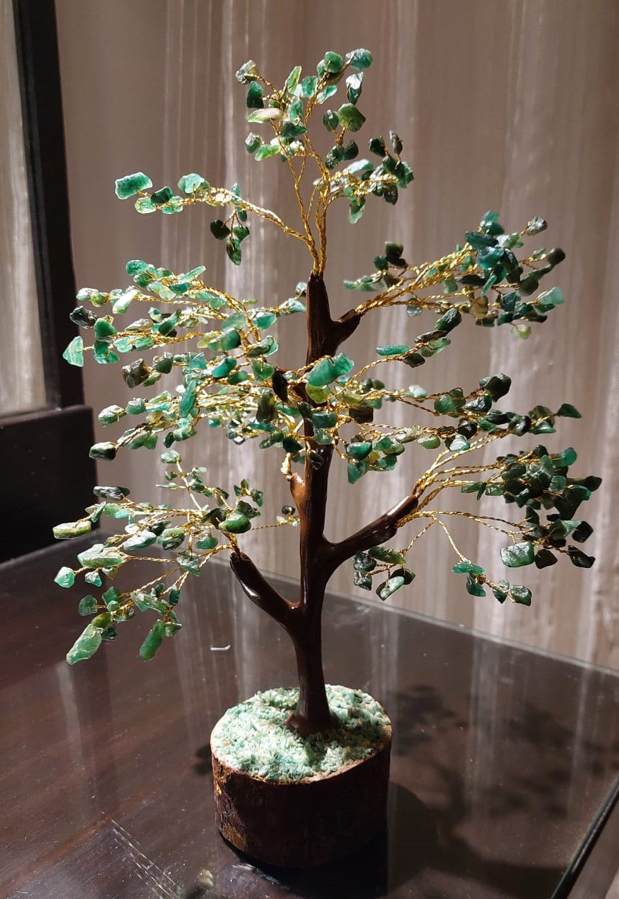 AVENTURINE QUARTZ GEMSTONE TREE (Large)