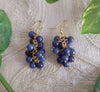 BERRYLICIOUS INKY BLUE ONYX EAR RINGS