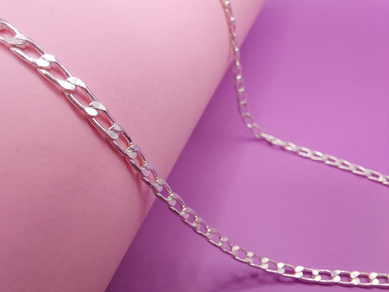 SILVER FLAT LINK CHAIN