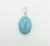 TURQUOISE OVAL PENDANT