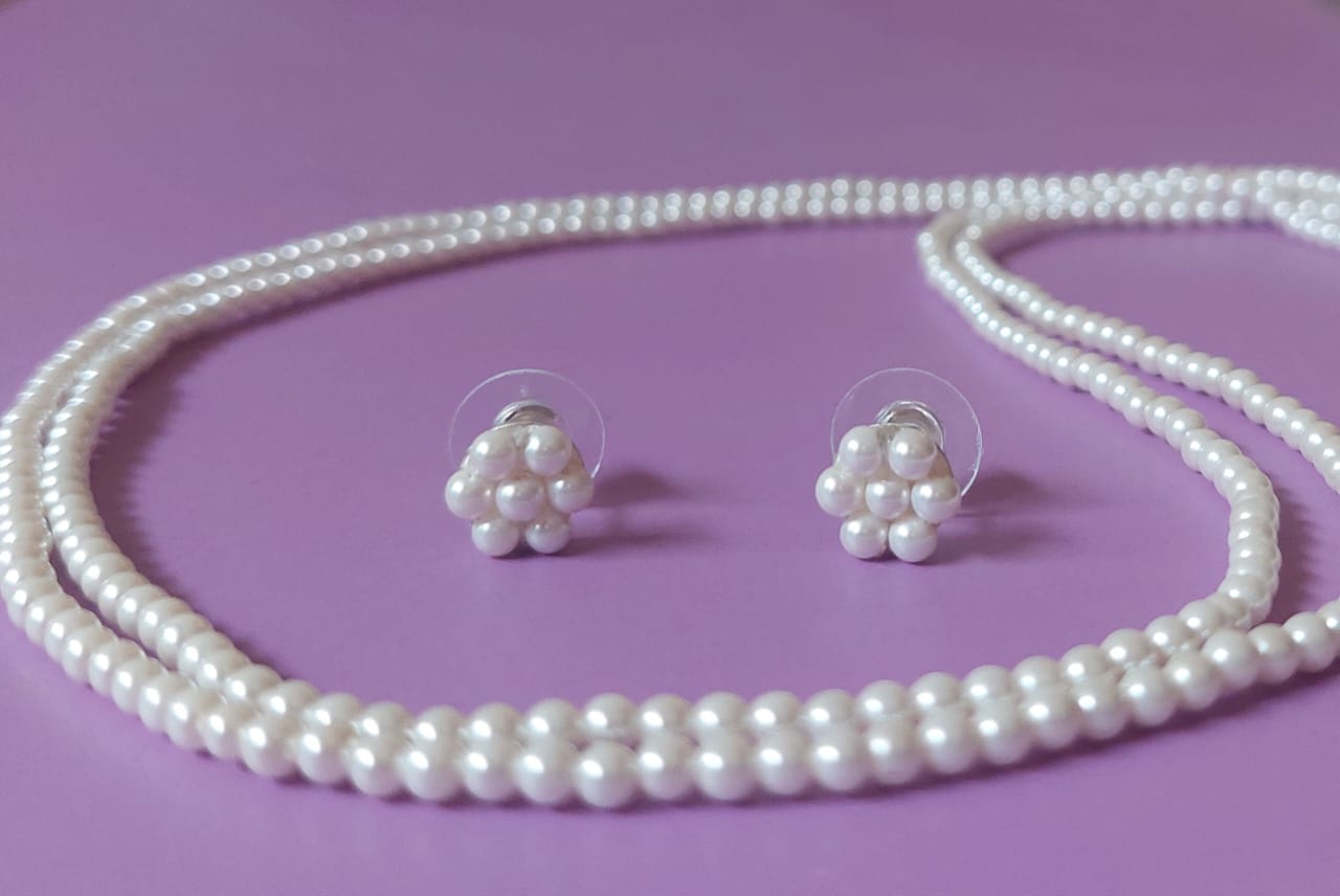 SHELL PEARL NECKLACE SET (On Order)