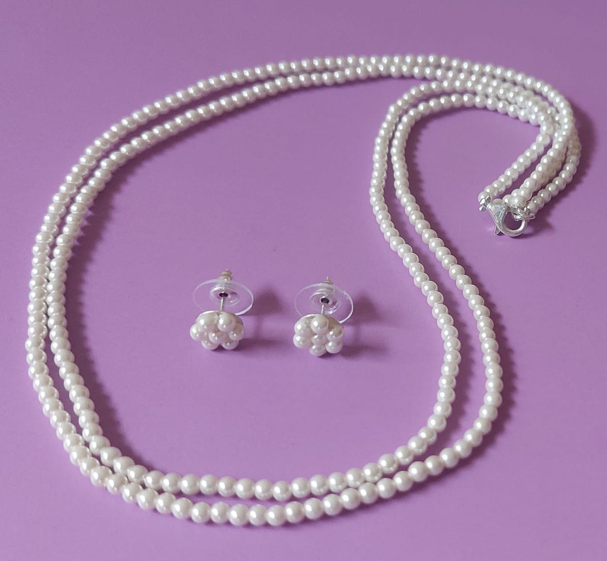 SHELL PEARL NECKLACE SET (On Order)