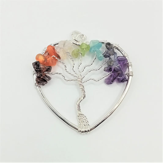 TREE OF LIFE CRYSTAL PENDANT